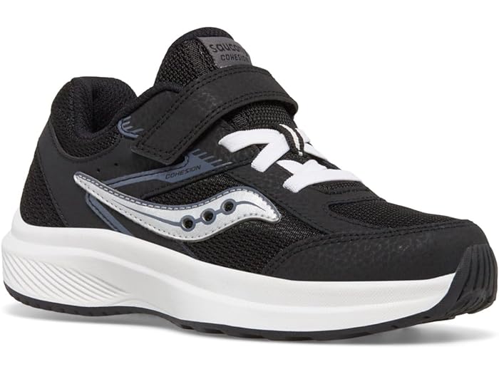 (取寄) サッカニー キッズ キッズ コーヒージョン KDZ A/C (リトル キッド/ビッグ キッド) Saucony Kids kids Cohesion KDZ A/C (Little Kid/Big Kid) Black/White