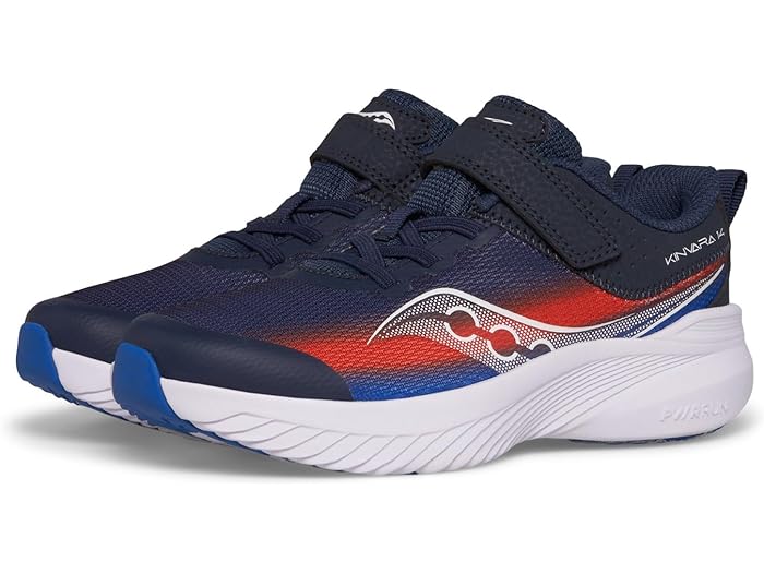 (取寄) サッカニー キッズ キッズ キンバラ 14 A/C (リトル キッド/ビッグ キッド) Saucony Kids kids Saucony Kids Kinvara 14 A/C (Little Kid/Big Kid) Navy/Red