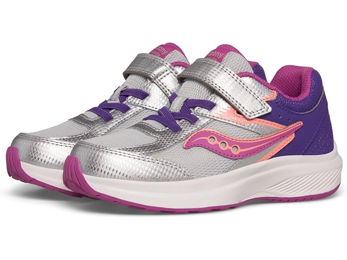 取寄 サッカニー キッズ キッズ コーヒージョン KDZ A/C リトル キッド/ビッグ キッド Saucony Kids kids Saucony Kids Cohesion KDZ A/C Little Kid/Big Kid Purple/Silver/Pink