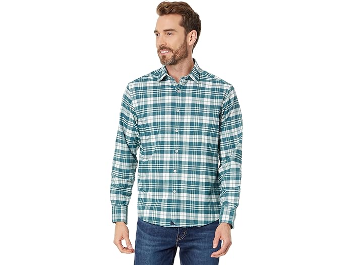 (取寄) アンタックイット メンズ リンクル-フリー パフォーマンス フランネル ファーニー シャツ UNTUCKit men UNTUCKit Wrinkle-Free Performance Flannel Ferney Shirt Light Blue