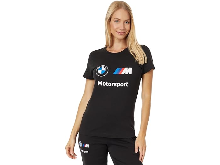 () v[} fB[X BMW M [^[X|[c GbZV S TVc PUMA women PUMA BMW M Motorsport Essentials Logo Tee Puma Black