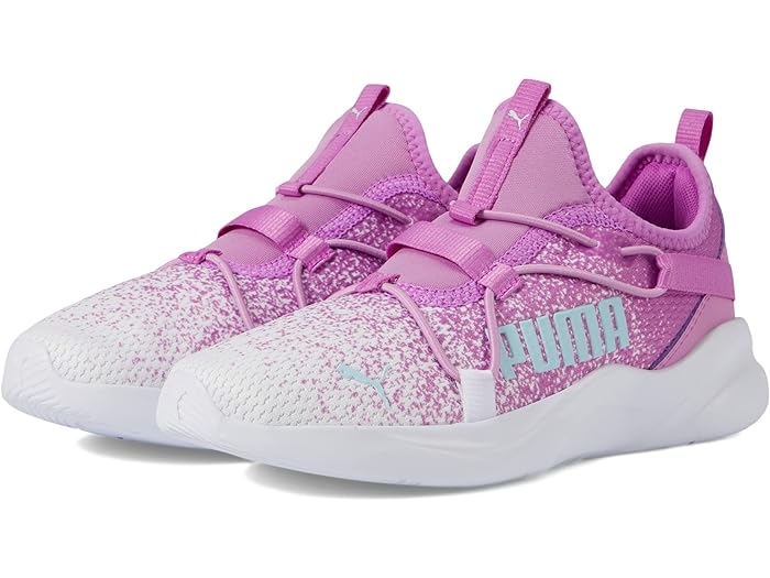 (取寄) プーマ キッズ リフト スリップ-オン スプリンクル (リトル キッド/ビッグ キッド) PUMA kids PUMA Rift Slip-On Sprinkle (Little Kid/Big Kid) Electric Orchid/Light Aqua