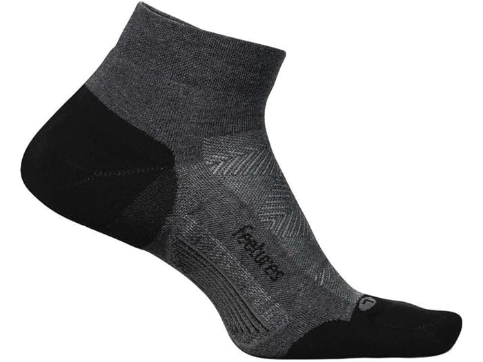 楽天ジェットラグ楽天市場店（取寄） フィーチャーズ エリート マックス クッション ロウ カット Feetures Feetures Elite Max Cushion Low Cut Gray 1