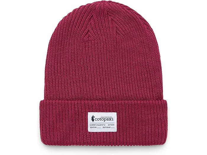 (取寄) コトパクシ ワーフ ビーニー - パッチ Cotopaxi Wharf Beanie - Patch Burgundy(4)