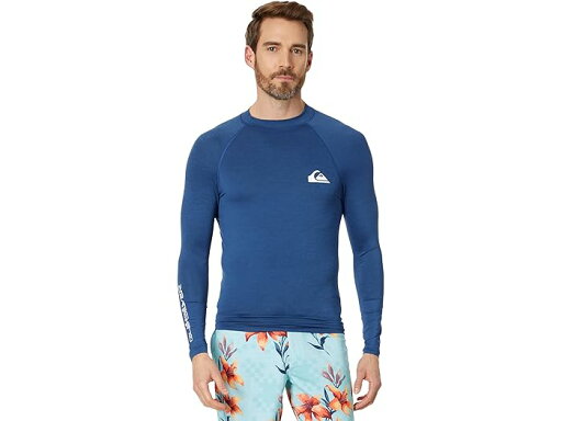 (取寄) クイックシルバー メンズ エブリデイ UPF50 ロング スリーブ Quiksilver men Everyday UPF50 Long Sleeve Monaco Blue Heather (取寄) クイックシルバー メンズ エブリデイ UPF50 ロング スリーブ Quiksilver men Everyday UPF50 Long Sleeve Monaco Blue Heather
