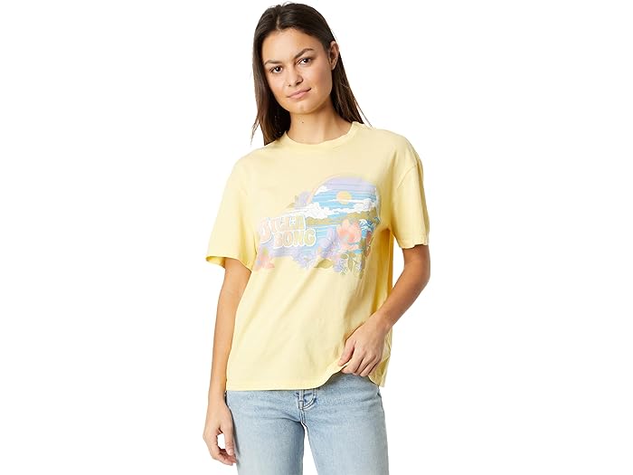 () r{ fB[X ACh u[X  TVc Billabong women Billabong Island Blooms Short Sleeve Tee Fresh Squeezed