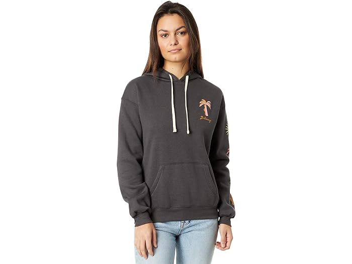 () r{ fB[X xXg R[Xg vI[o[ p[J[ Billabong women Billabong Best Coast Pullover Hoodie Off-Black