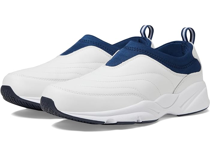 () ץڥå  ӥƥ åݥ Propet men Stability Slip-on White/Navy
