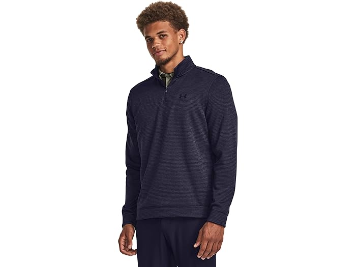 (取寄) アンダーアーマー ゴルフウェア メンズ ストーム セーター フリース 1/4 ジップ Under Armour Golf men Under Armour Golf Storm Sweater Fleece 1/4 Zip Midnight Navy/Midnight Navy その1