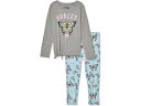 (取寄) ハーレー キッズ ガールズ ロング スリーブ トップ アンド レギンス セット (リトル キッズ) Hurley Kids girls Hurley Kids Long Sleeve Top & Leggings Set (Little Kids) Seafoam Blue