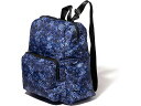 (取寄) バッガリーニ レディース キャリーオール パッカブル バックパック Baggallini women Baggallini Carryall Packable Backpack Indigo Petal