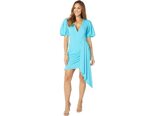(取寄) ワン33 ソシアル レディース ストレッチ クレープ ドゥ チャイナ パフ スリーブ ドレス ONE33 Social women Stretch Crepe De Chine Puff Sleeve Dress Aqua (取寄) ワン33 ソシアル レディース ストレッチ クレープ ドゥ チャイナ パフ スリーブ ドレス ONE33 Social women Stretch Crepe De Chine Puff Sleeve Dress Aqua