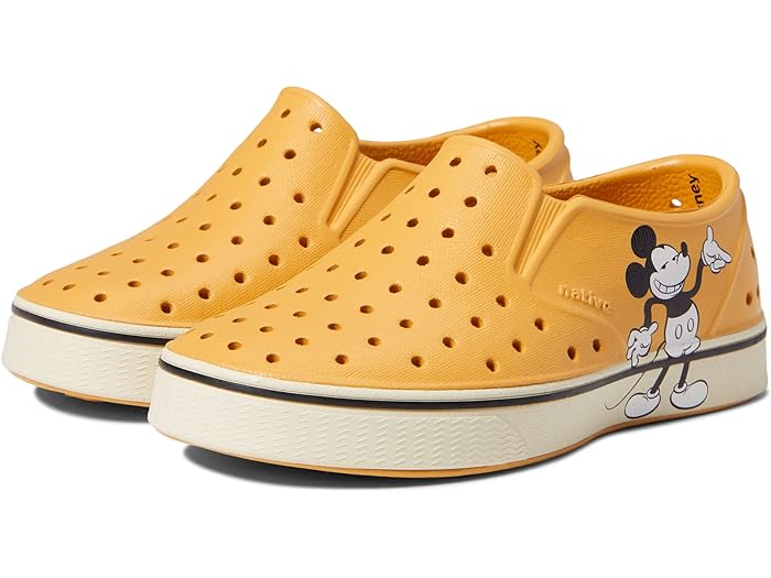 (取寄) ネイティブシューズ キッズ キッズ マイルズ ディズニー プリント (トドラー/リトル キッド) Native Shoes Kids kids Native Shoes Kids Miles Disney Print (Toddler/Little Kid) Wheat Yellow/Bone White/Previntage Mickeyのサムネイル