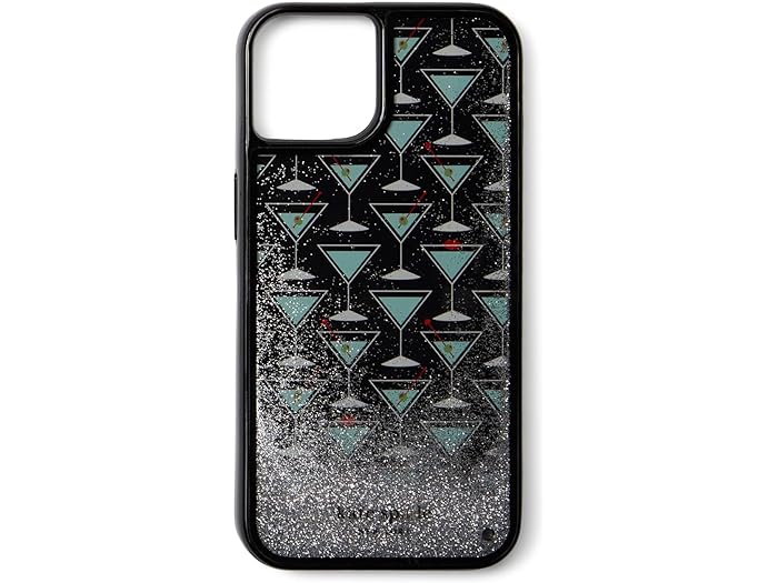 () ȥڡ ǥ  Υå  ꥭå å ե  14 Kate Spade New York women Kate Spade New York Shaken Not Stirred Liquid Glitter Phone Case 14 Multi