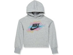 (取寄) ナイキ キッズ ガールズ グラフィック プルオーバー パーカー (リトル キッズ) Nike Kids girls Nike Kids Graphic Pullover Hoodie (Little Kids) Light Smoke Gray Heather