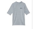 (取寄) クイック シルバー キッズ ボーイズ エブリデイ UPF50 ショート スリーブ (ビッグ キッズ) Quiksilver Kids boys Quiksilver Kids Everyday UPF50 Short Sleeve (Big Kids) Quarry Heather