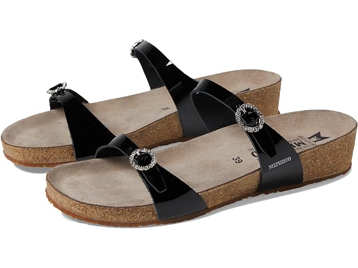 () ե ǥ ǥꥢ Mephisto women Idelya Black Patent Leather