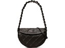 (取寄) トリーバーチ レディース フレミング ソフト ミニ クレセント バッグ Tory Burch women Tory Burch Fleming Soft Mini Crescent Bag Black