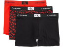 (取寄) カルバンクライン アンダーウェア メンズ カルバン ・クライン 1996 ボクサー ブリーフ 3-パック Calvin Klein Underwear men Calvin Klein Underwear Calvin Klein 1996 Boxer Brief 3-Pack Hazard/Blurred Leopard Print Hazard/Black