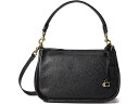 (取寄) コーチ レディース ソフト ペブル レザー ケーリー クロスボディ COACH women COACH Soft Pebble Leather Cary Crossbody Black