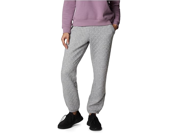 () RrA fB[X bW Lebh WK[Y Columbia womens Columbia Lodge Quilted Joggers Light Grey Heather