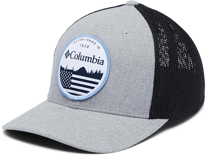 コロンビア (取寄) コロンビア メッシュ ボールキャップ 帽子 Columbia Columbia Columbia Mesh Ballcap Columbia Grey Heather/Black/Flag