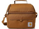 (取寄) カーハート インサレーテッド 12 Can トゥー コンパートメント ランチ クーラー Carhartt Carhartt Insulated 12 Can Two Compartment Lunch Cooler Carhartt Brown