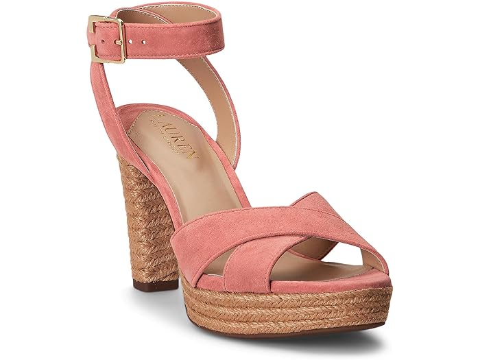 楽天ジェットラグ楽天市場店（取寄） ローレン ラルフローレン レディース サシャ サンダル LAUREN Ralph Lauren women LAUREN Ralph Lauren Sasha Sandal Pink Mahogany