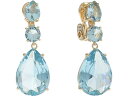 (取寄) ローレン ラルフローレン レディース クリップ ダブル ドロップ イヤリングス LAUREN Ralph Lauren women LAUREN Ralph Lauren Clip Double Drop Earrings Gold/Blue Multi