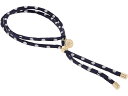 (取寄) ローレン ラルフローレン レディース プリンテッド ラップ ブレスレット ウィズ コイン LAUREN Ralph Lauren women LAUREN Ralph Lauren Printed Wrap Bracelet with Coin Gold/Navy Dot