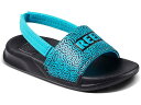 (取寄) リーフ キッズ ボーイズ リトル ワン スライド (インファント/トドラー/リトル キッド) Reef Kids boys Little One Slide (Infant/Toddler/Little Kid) Blue Coral(4)