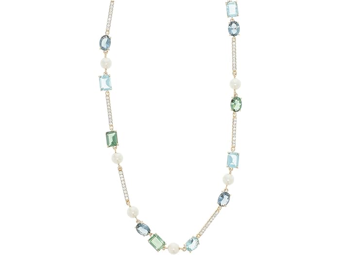 () [ t[ fB[X Xg[ J[ lbNX LAUREN Ralph Lauren women LAUREN Ralph Lauren Stone Collar Necklace Gold/Blue/Pearl
