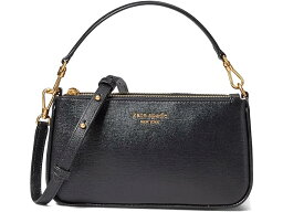 (取寄) ケイトスペード レディース モルガン サフィーノ レザー イースト/ウエスト クロスボディ Kate Spade New York women Kate Spade New York Morgan Saffiano Leather East/West Crossbody Black