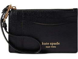 (取寄) ケイトスペード レディース モルガン サフィーノ レザー コイン カード ケース リスレット Kate Spade New York women Kate Spade New York Morgan Saffiano Leather Coin Card Case Wristlet Black