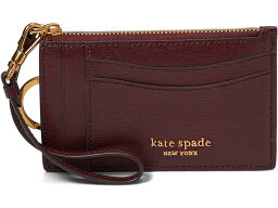 (取寄) ケイトスペード レディース モルガン サフィーノ レザー コイン カード ケース リスレット Kate Spade New York women Kate Spade New York Morgan Saffiano Leather Coin Card Case Wristlet Cordovan