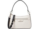 () PCgXy[h fB[X nh\ J[ubN yuh U[ Ro[`u NX{fB Kate Spade New York women Kate Spade New York Hudson Colorblocked Pebbled Leather Convertible Crossbody Parchment Multi