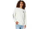 (取寄) クイックシルバー メンズ ザ オリジナル クルー スウェットシャツ Quiksilver men Quiksilver The Original Crew Sweatshirt White Marble Heather