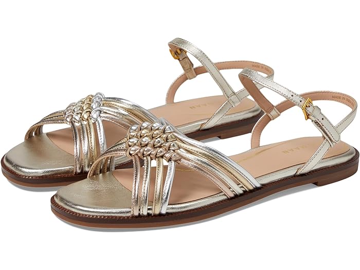 (取寄) コールハーン レディース ジトニー ノット サンダル Cole Haan women Cole Haan Jitney Knot Sandals Soft Gold/Silver/Rose Gold Talca