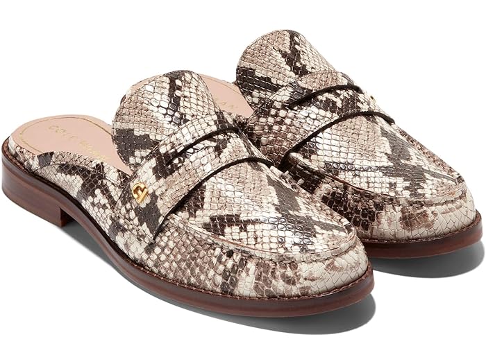 (取寄) コールハーン レディース ラックス ピンチ ペニー ミュール Cole Haan women Cole Haan Lux Pinch Penny Mule Sandollar Print Soho Snake Leather