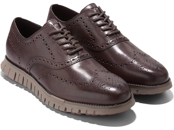 (取寄) コールハーン メンズ ゼログランド リマスタード ウイング ティップ オックスフォード アンライン Cole Haan men Cole Haan Zerogrand Remastered Wing Tip Oxford Unlined Dark Chocolate/Irish Coffee