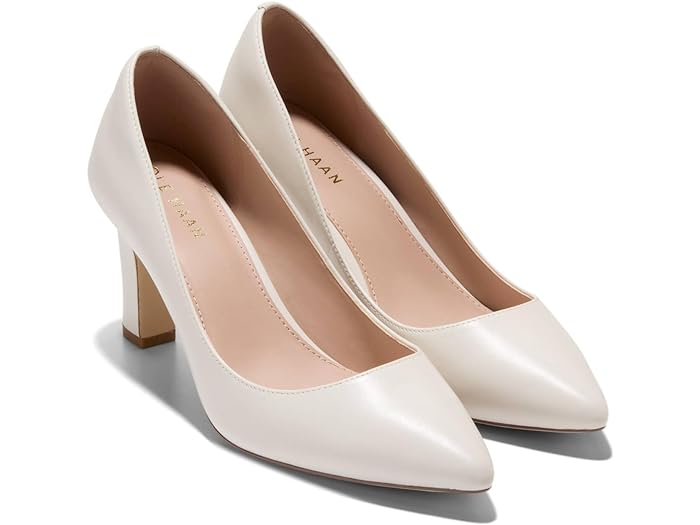 コールハーン (取寄) コールハーン レディース マイラ ヒール ポンプ 75 ウム Cole Haan women Cole Haan Mylah Heel Pump 75 mm Ivory Leather