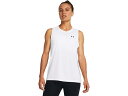 (取寄) アンダーアーマー レディース テック タンク ソリッド Under Armour women Tech Tank Solid White/Black(4)