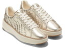 () R[n[ fB[X Ohv gbvXs Xj[J[ Cole Haan women Cole Haan Grandpro Topspin Sneaker Soft Gold Genevieve Weave Leather/Ivory