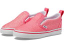 (取寄) バンズ キッズ キッズ スリップ-オン V (インファント/トドラー) Vans Kids kids Vans Kids Slip-On V (Infant/Toddler) Glitter Pink