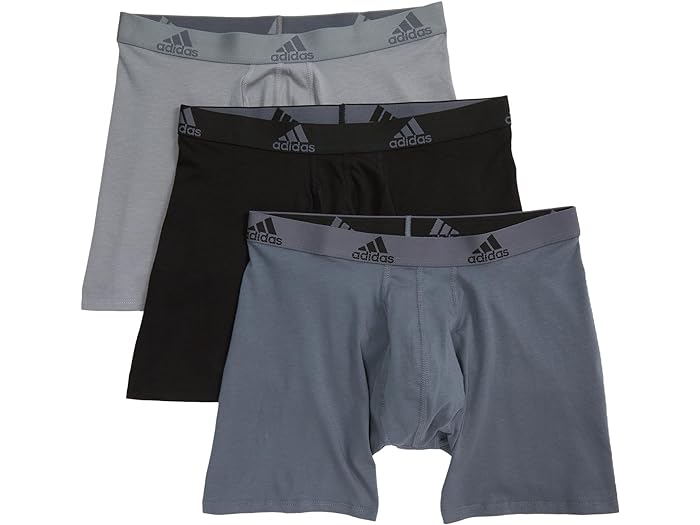 () ǥ  ȥå åȥ ܥ ֥꡼ 3-ѥå adidas men Stretch Cotton Bo...