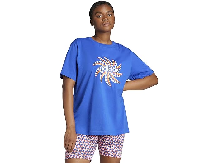 (取寄) アディダス レディース ファーム グラフィック T-シャツ adidas women adidas Farm Graphic T-Shirt Bold Blue