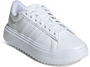 (取寄) アディダス レディース グランド コート プラットフォーム adidas women Grand Court Platform White/White...