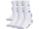 () AfB_X LbY LbY AX`bN NbV 6-pbN N[ (g Lbh/rbO LbY/A_g) adidas Kids kids adidas Kids Athletic Cushioned 6-Pack Crew (Little Kid/Big Kid/Adult) White/Grey/Black