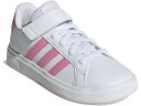 () AfB_X LbY K[Y Oh R[g 2.0 GXeBbN (g Lbh/rbO Lbh) adidas Kids girls adidas Kids Grand Court 2.0 Elastic (Little Kid/Big Kid) White/Bliss Pink/Clear Pink