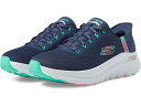 (取寄) スケッチャーズ スニーカー レディース アーチ フィット 2.0 イージー シック ハンズフリー スリップインズ SKECHERS women Arch Fit 2.0 Easy Chic Hands Free Slip-Ins Navy Turquoise